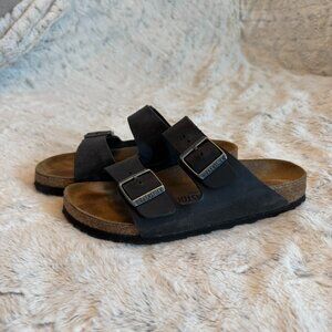 Black Birkenstocks Two Strap Size 39